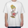 Princess Rockstar 8, Tricou Oversize Barbati (Unisex)