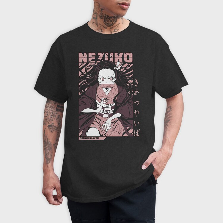 Nezuko, Tricou Barbati (Unisex)