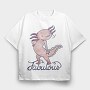 Fabulous Axolotl, Tricou Oversize Barbati (Unisex)