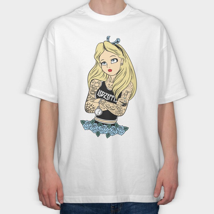 Princess Rockstar 6, Tricou Oversize Barbati (Unisex)