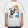 Princess Rockstar 1, Tricou Oversize Barbati (Unisex)