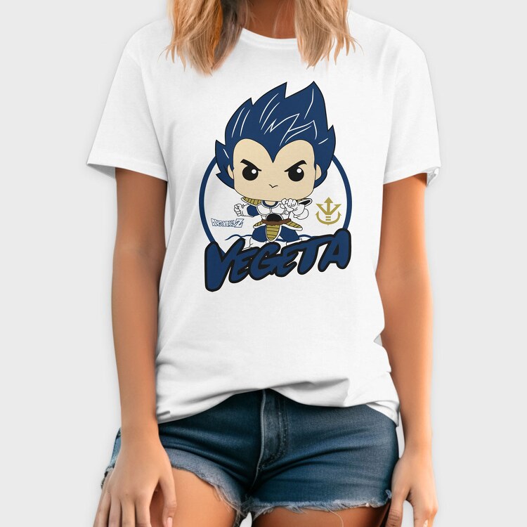 Funko Anime Vegeta Drangon Ball Z, Tricou Barbati (Unisex)