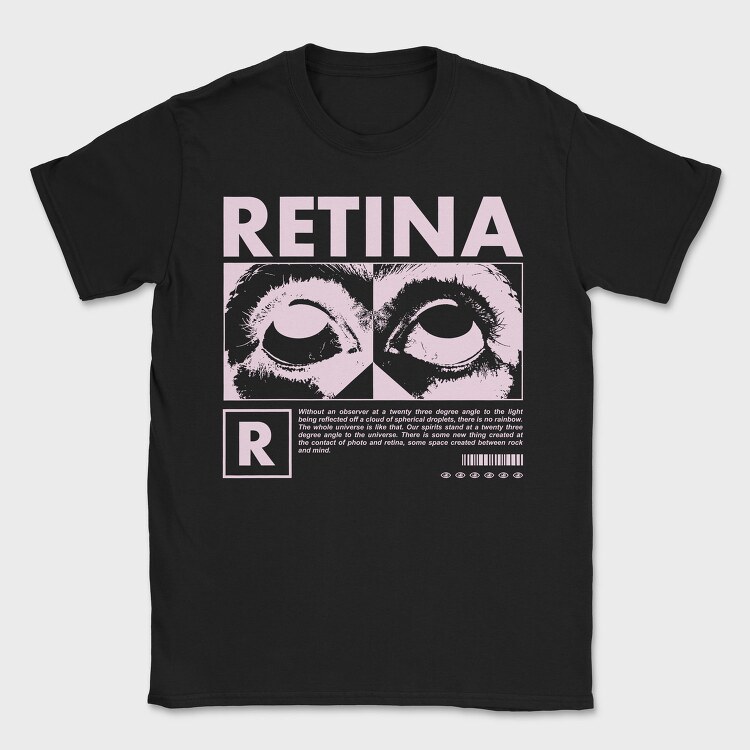 Retina 2, Tricou Barbati (Unisex)