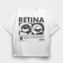 Retina 1, Tricou Oversize Barbati (Unisex)