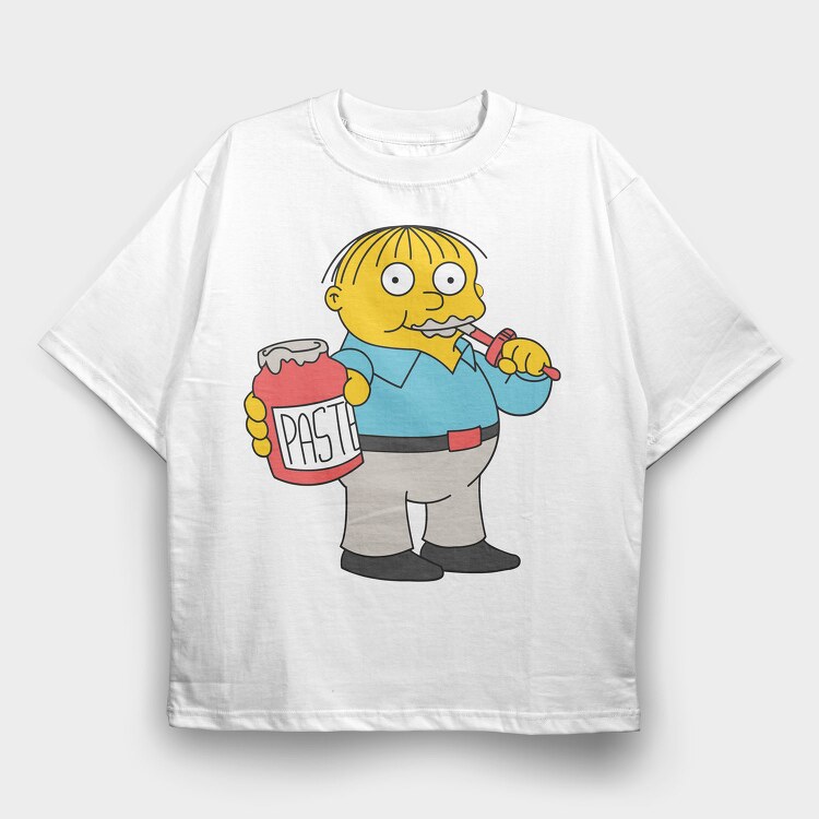 Ralph Wiggum, Tricou Oversize Barbati (Unisex)
