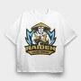 Raiden Mortal Kombat, Tricou Oversize Barbati (Unisex)