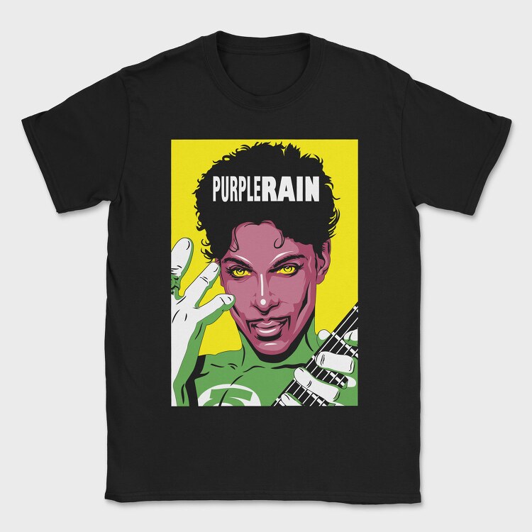 Purple Rain, Tricou Barbati (Unisex)