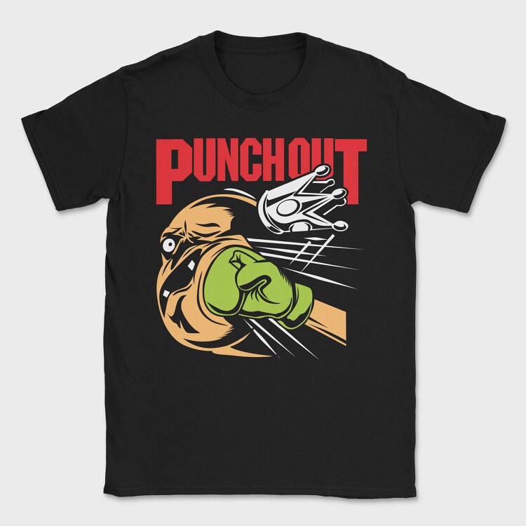 Punchout, Tricou Barbati (Unisex)