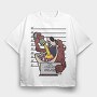 Prisoner Tasmanian Devil, Tricou Oversize Barbati (Unisex)