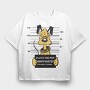 Prisoner Pluto the Pup, Tricou Oversize Barbati (Unisex)