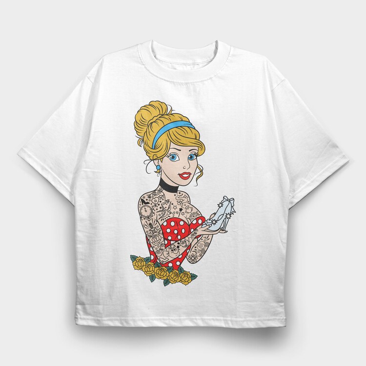 Princess Rockstar 8, Tricou Oversize Barbati (Unisex)