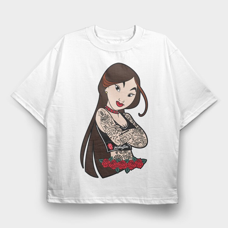 Princess Rockstar 7, Tricou Oversize Barbati (Unisex)
