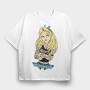 Princess Rockstar 6, Tricou Oversize Barbati (Unisex)