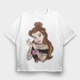 Princess Rockstar 10, Tricou Oversize Barbati (Unisex)