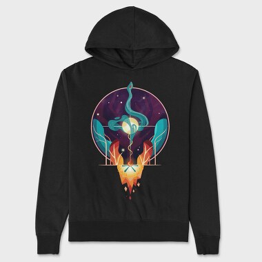Fire And Water Concept, Hanorac Oversize Barbati (Unisex)