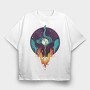Fire And Water Concept, Tricou Oversize Barbati (Unisex)