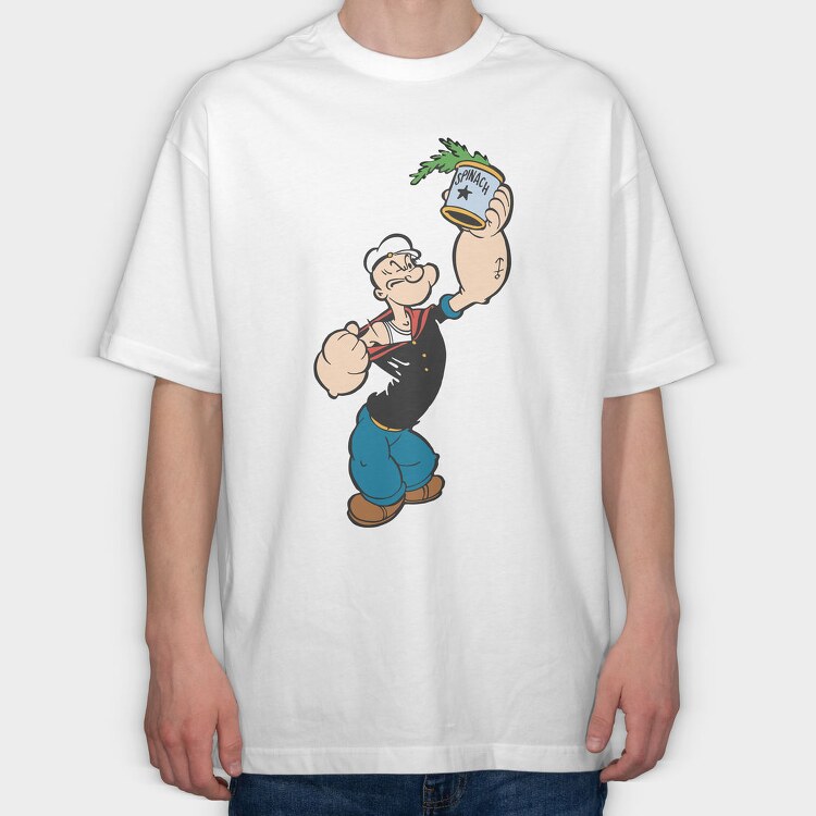 Popeye 15, Tricou Oversize Barbati (Unisex)