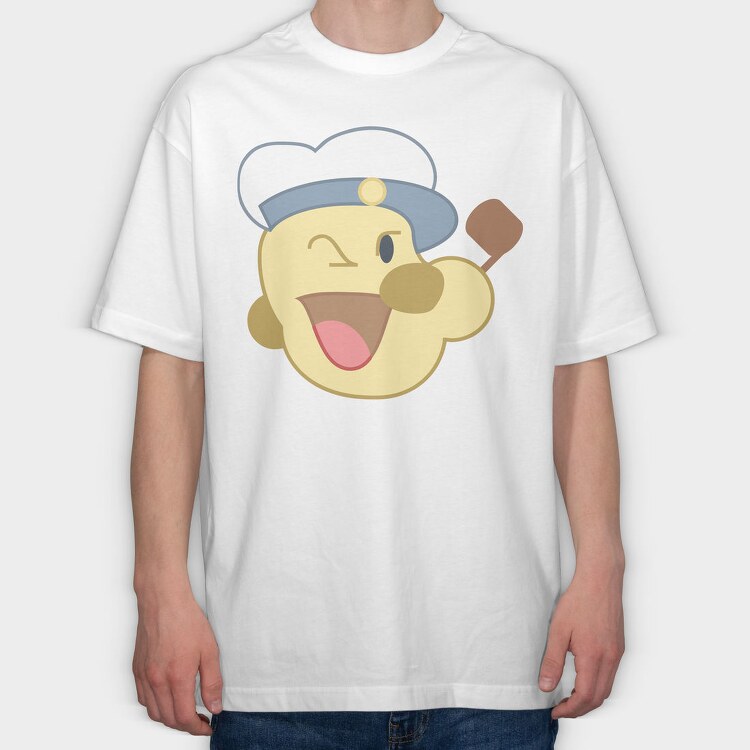Popeye 9, Tricou Oversize Barbati (Unisex)