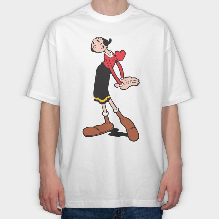 Popeye 3, Tricou Oversize Barbati (Unisex)