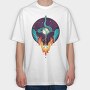 Fire And Water Concept, Tricou Oversize Barbati (Unisex)