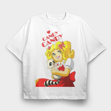 Candy Candy, Tricou Oversize Barbati (Unisex)