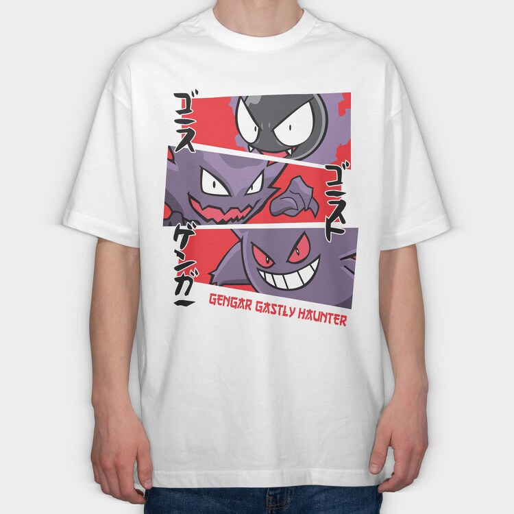 Pokemon 9, Tricou Oversize Barbati (Unisex)
