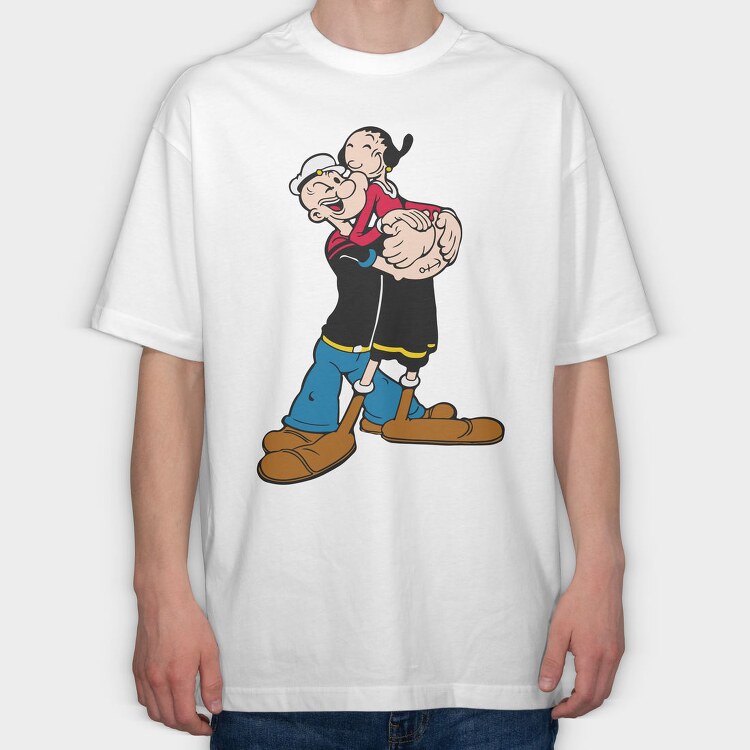 Popeye 13, Tricou Oversize Barbati (Unisex)
