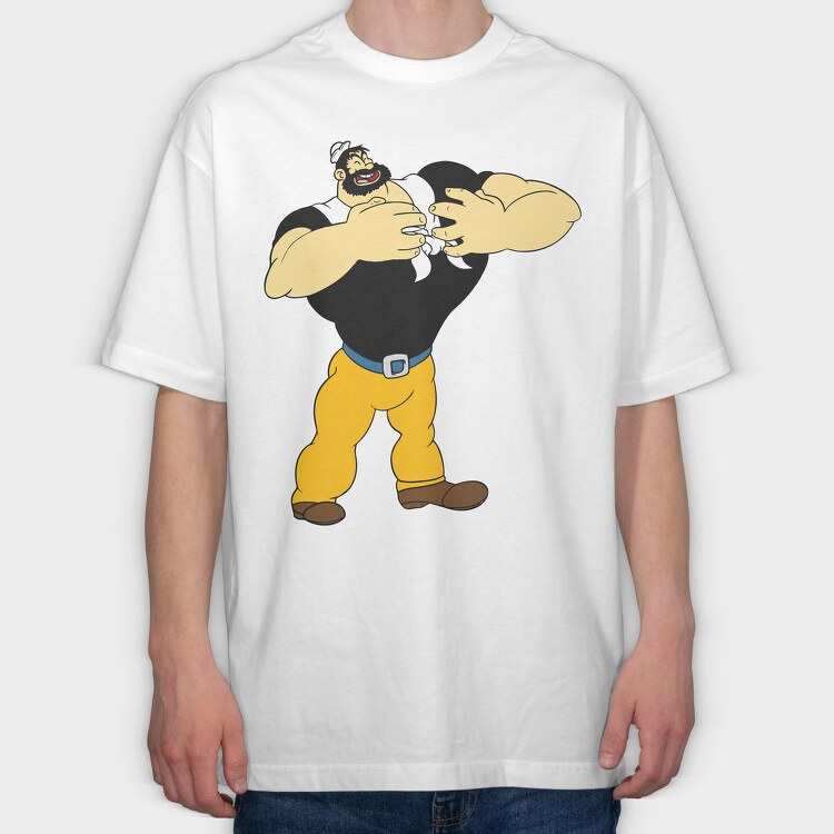 Popeye 24, Tricou Oversize Barbati (Unisex)