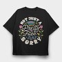 Not Just A Pretty Face Women Day, Tricou Oversize Barbati (Unisex)