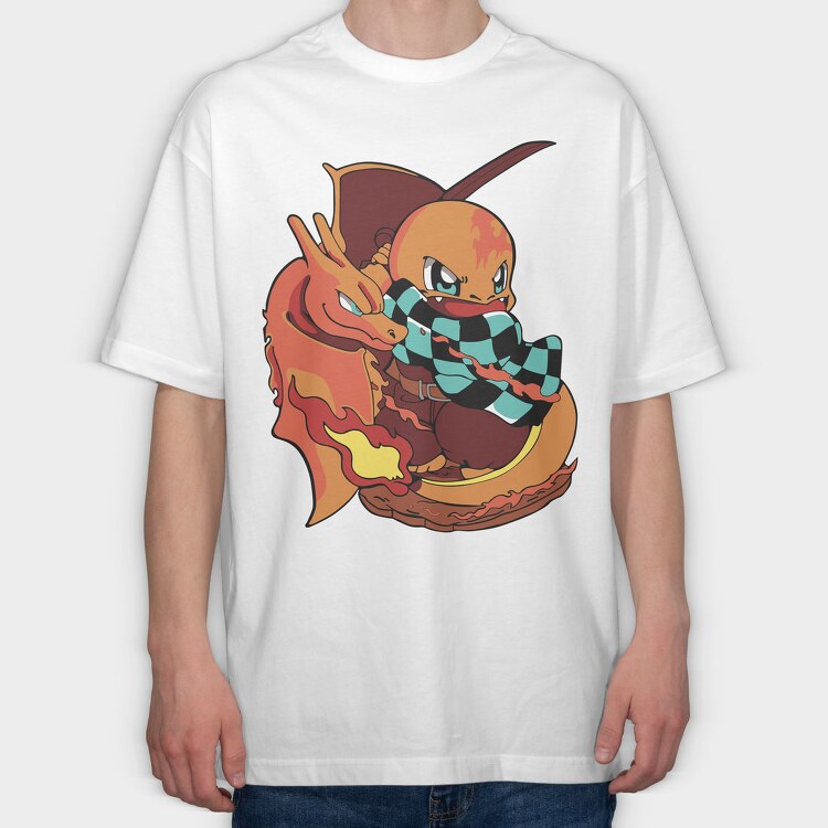 Pokemon 8, Tricou Oversize Barbati (Unisex)