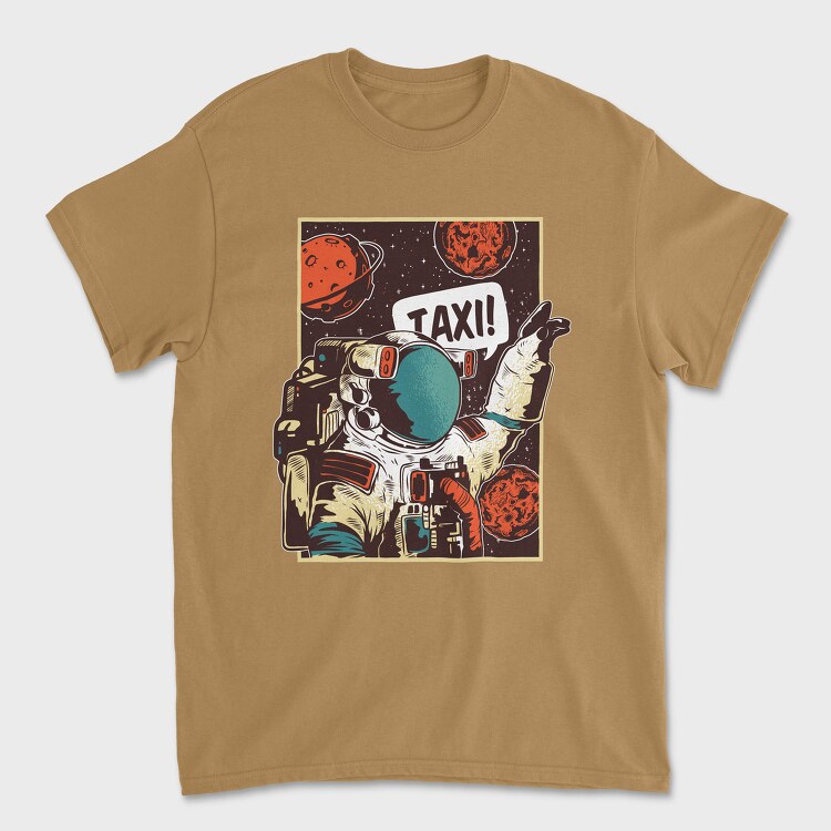 Astronaut Taxi, Tricou Barbati (Unisex)
