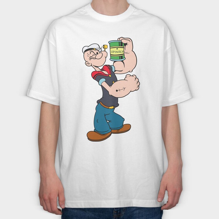 Popeye 6, Tricou Oversize Barbati (Unisex)