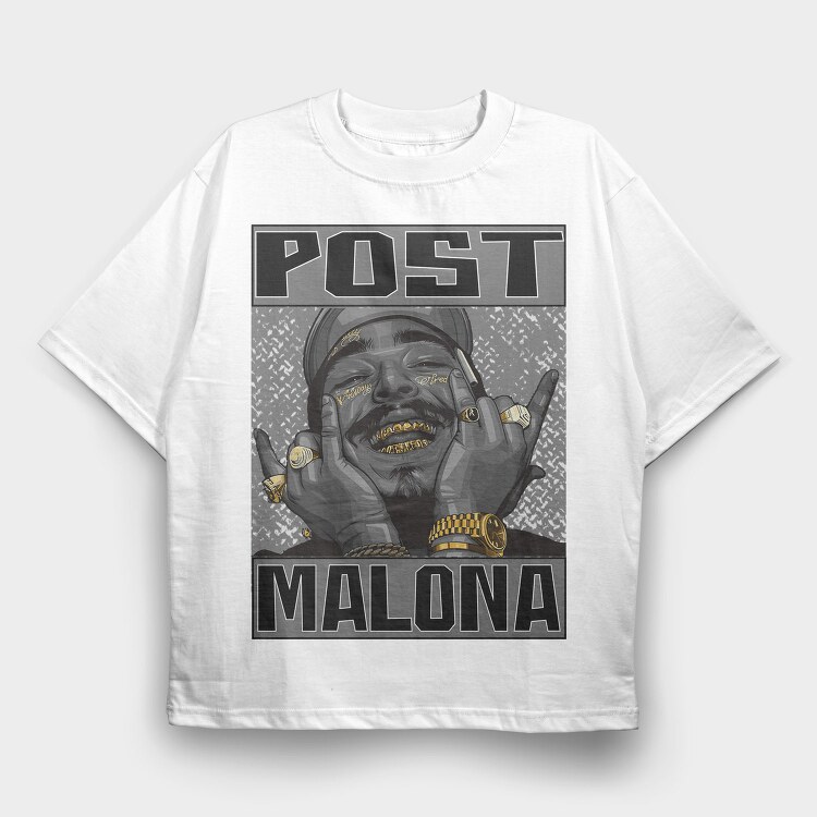 Post Malone 2, Tricou Oversize Barbati (Unisex)