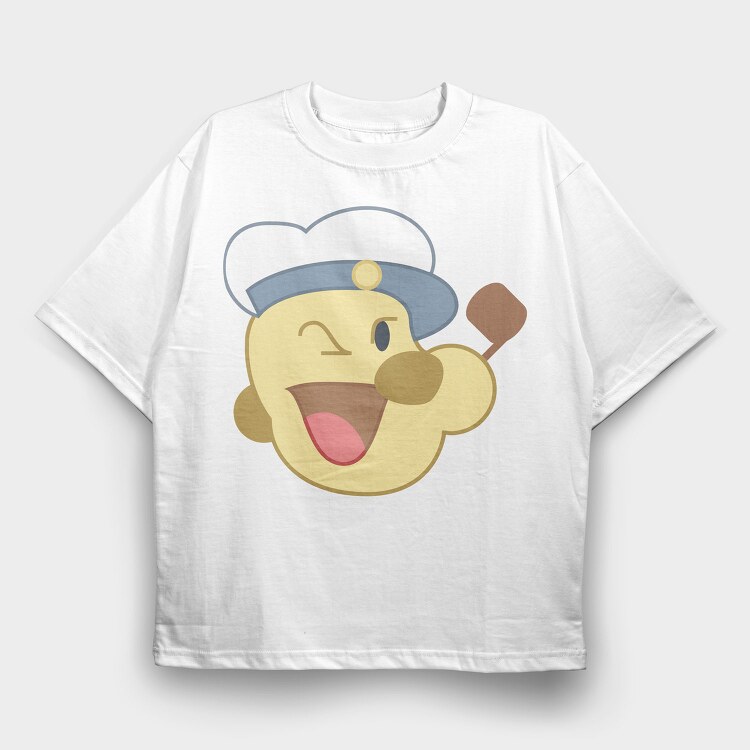 Popeye 9, Tricou Oversize Barbati (Unisex)