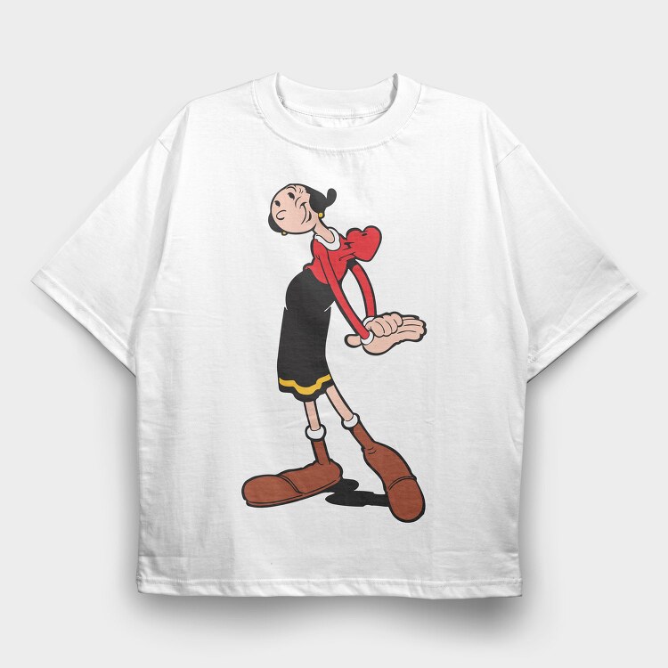 Popeye 3, Tricou Oversize Barbati (Unisex)