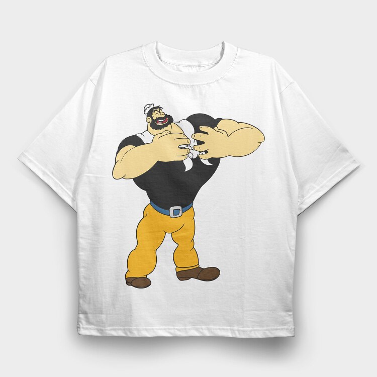 Popeye 24, Tricou Oversize Barbati (Unisex)