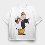 Popeye 2, Tricou Oversize Barbati (Unisex)