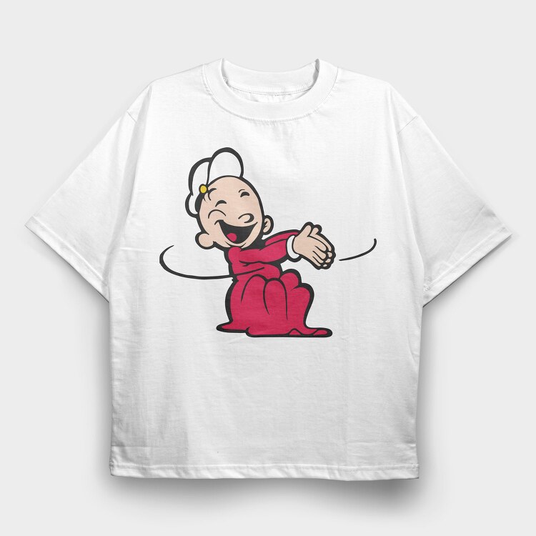Popeye 19, Tricou Oversize Barbati (Unisex)
