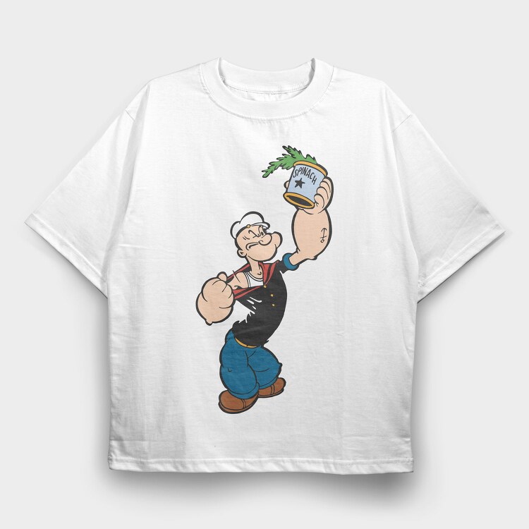 Popeye 15, Tricou Oversize Barbati (Unisex)