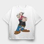 Popeye 13, Tricou Oversize Barbati (Unisex)