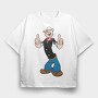 Popeye 12, Tricou Oversize Barbati (Unisex)
