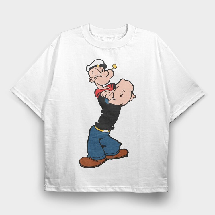 Popeye 11, Tricou Oversize Barbati (Unisex)