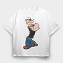 Popeye 11, Tricou Oversize Barbati (Unisex)