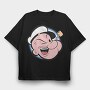 Popeye 10, Tricou Oversize Barbati (Unisex)