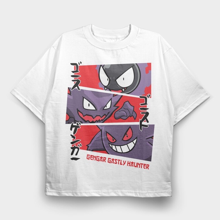 Pokemon 9, Tricou Oversize Barbati (Unisex)