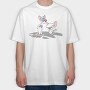 Pinky & the Brain 6, Tricou Oversize Barbati (Unisex)