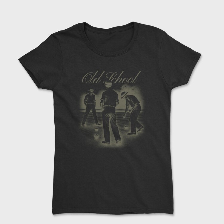 Old School Bowlers Vintage, Tricou Femei