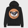 Panda Smile Icon, Hanorac Oversize Barbati (Unisex)