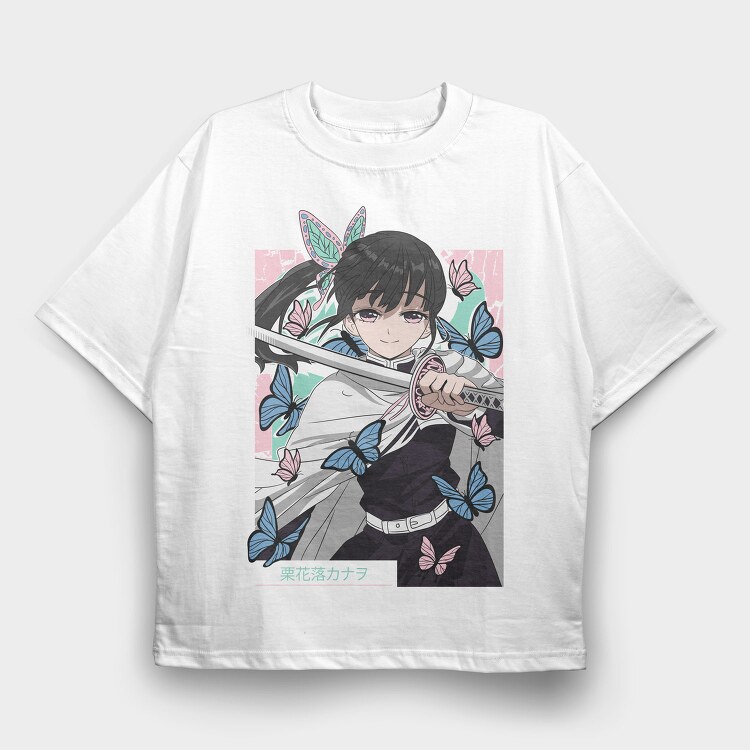 Demon Slayer 12, Tricou Oversize Barbati (Unisex)