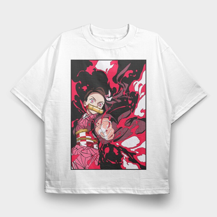 Demon Slayer 18, Tricou Oversize Barbati (Unisex)